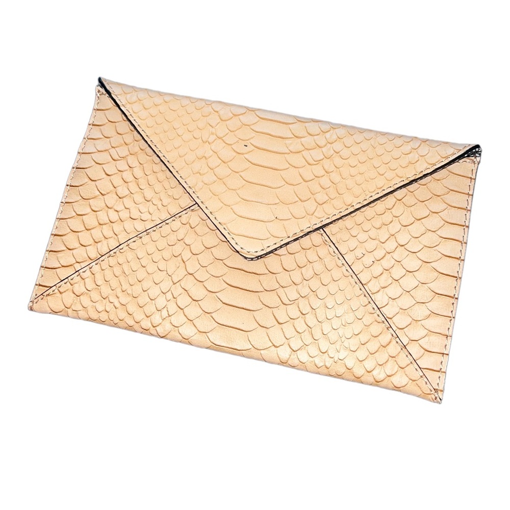 Loeffler Randall Python Envelope Clutch Wallet - image 1